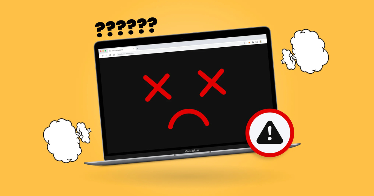 erros na criação de sites